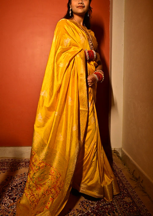 Meenakari Silk Saree